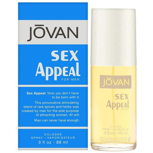 Jovan Sex Appeal EDC odekolonn meestele, 88 ml