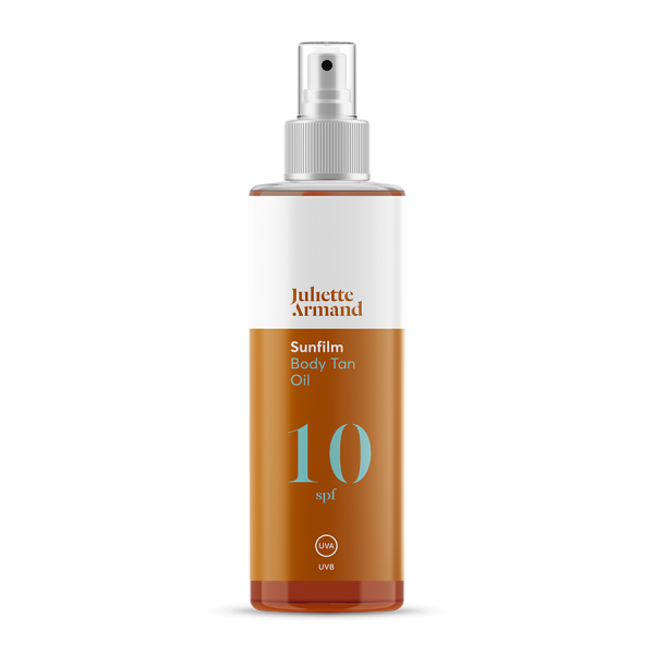 Juliette Armand Sunfilm Body Tan Oil SPF 10 kehaõli koos SPF 10, 200 ml