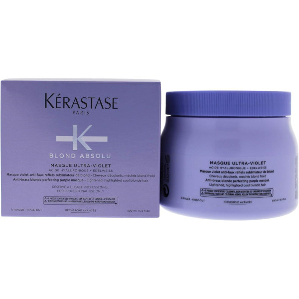 Kérastase Blond Absolu Masque Ultra-Violet Yellow Toone neutraliseeriv juuksemask, 500 ml