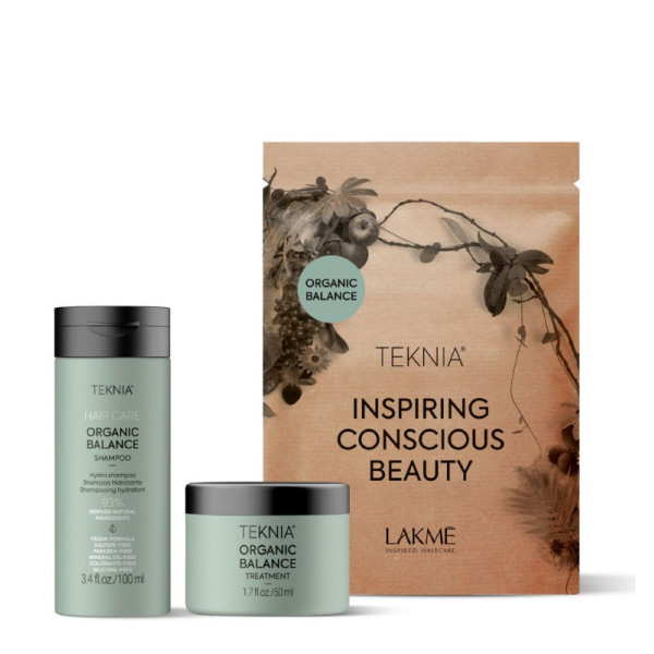 Lakme Teknia Travel Pack Organic Balance juuksehoolduskomplekt