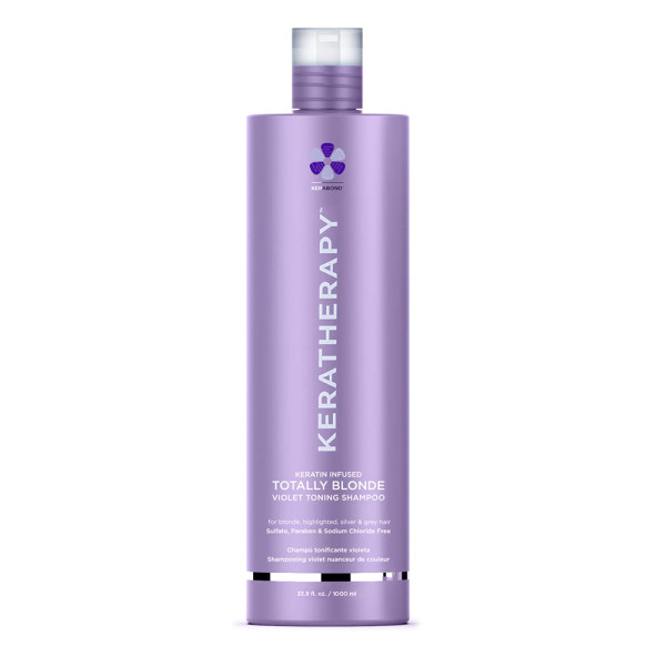 Keratherapy Keratin Infused Totally Blonde Violet tooniv šampoon, 1000 ml