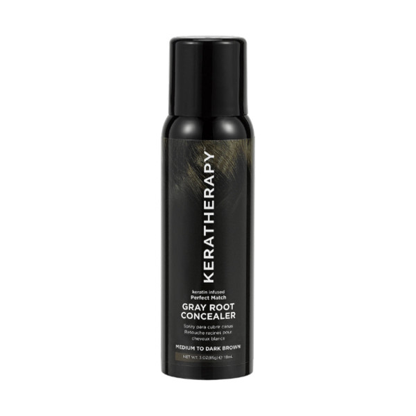 Keratherapy Perfect Match Grey Root peitekreem värviga, toon: Medium/Dark Brown, 118 ml