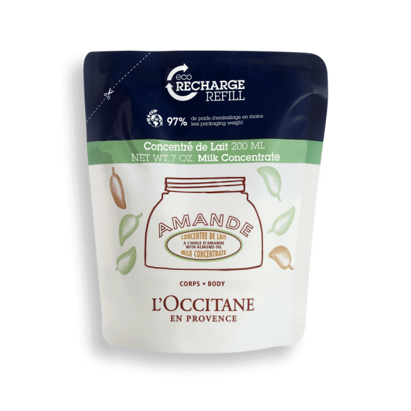 L'Occitane mandlipiima kontsentraat Refill mandli kehakreemi täitmine, 200 ml