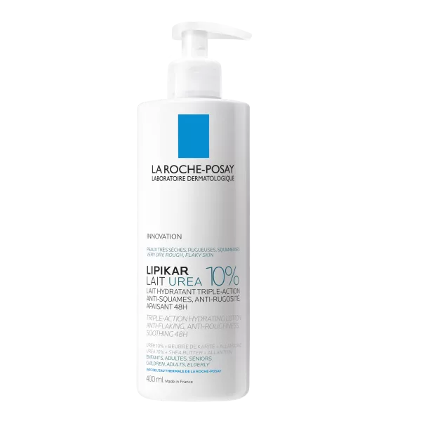 La Roche Posay Lipikar Lait Urea 10% niisutav kehakreem, 400 ml