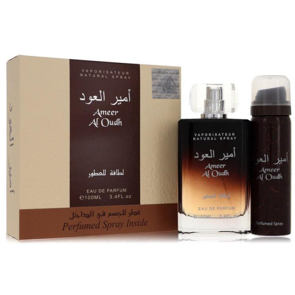 Lattafa Ameer Al Oudh komplekt unisex (EDP, 100 ml + pihusti, 50 ml)