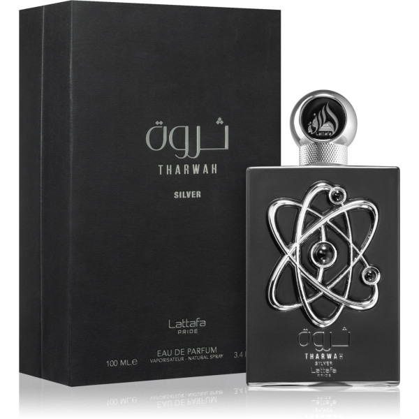 Lattafa Tharwah Silver EDP lõhnastatud vesi meestele, 100 ml