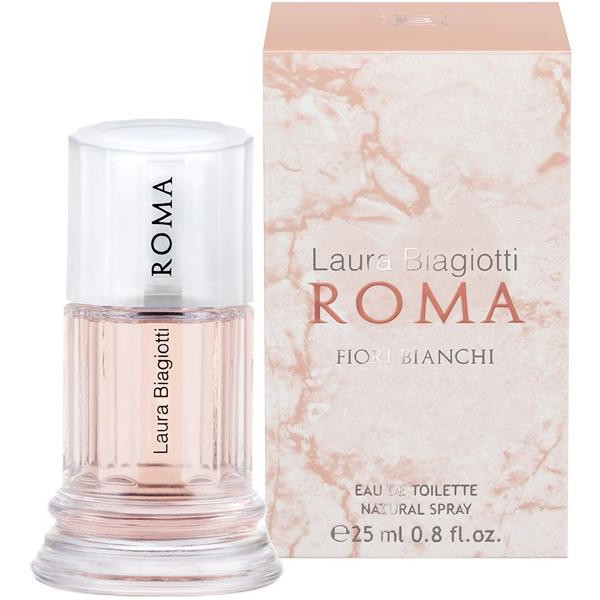 Laura Biagiotti Roma Fiori Bianchi EDT tualettvesi naistele, 25 ml