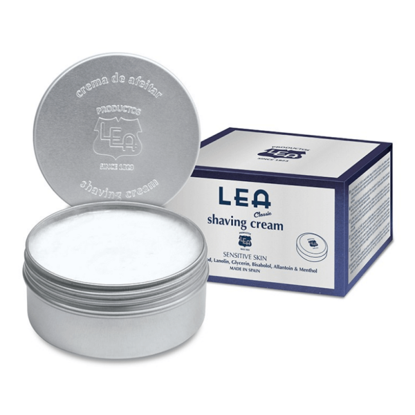 Lea Classic Shaving Cream In Aluminium Jar raseerimiskreem alumiiniumpurgis, 150 g