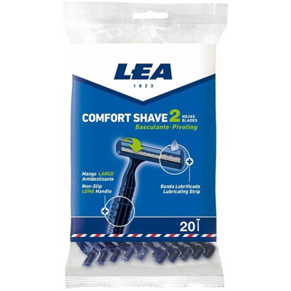 Lea Comfort Shave-2 raseerija, 20 tk.