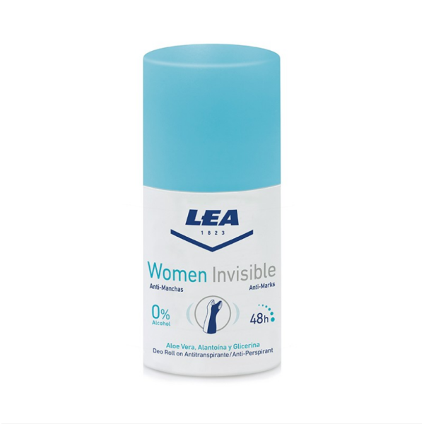 Lea Women Invisible Aloe Vera Deodorant Roll-On rulldeodorant naistele, 50 ml