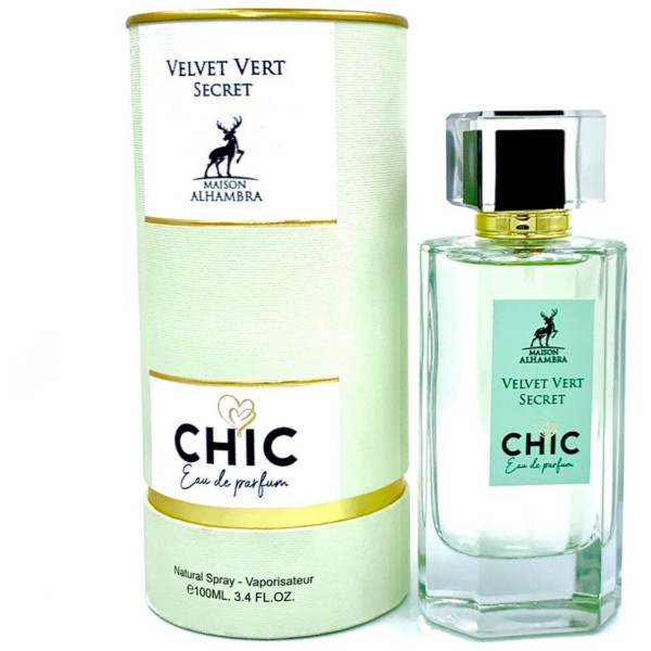 Maison Alhambra Chic Velvet Vert Secret EDP lõhnastatud vesi naistele, 100 ml