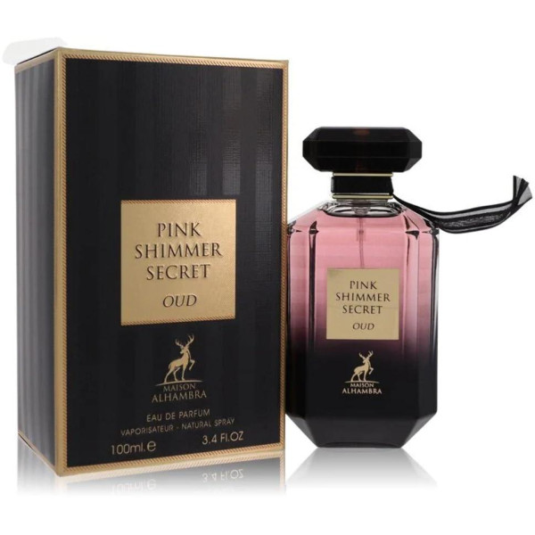 Maison Alhambra Pink Shimmer Secret Oud EDP lõhnastatud vesi naistele, 100 ml