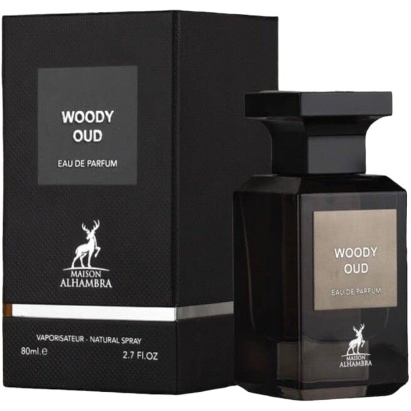 Maison Alhambra Woody Oud EDP lõhnastatud vesi unisex, 80 ml