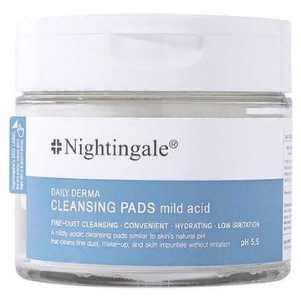 Meigipuhastuspadjad Nightingale Derma Cleansing Pads Mild Acid, 70 padjakest