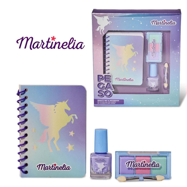 Martinelia Galaxy Dreams laste kosmeetikakomplekt koos märkmikuga