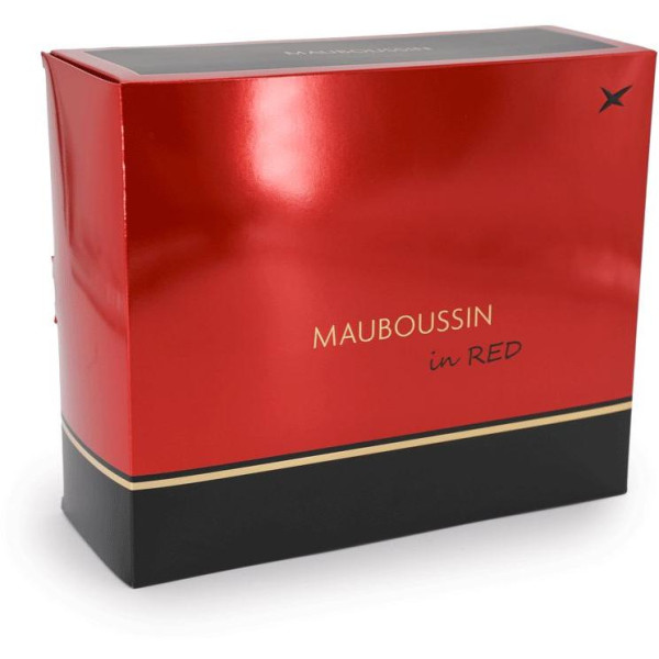 Mauboussin Mauboussin in Red komplekt naistele (EDP, 100 ml + EDP, 20 ml + kehakreem, 75 ml)