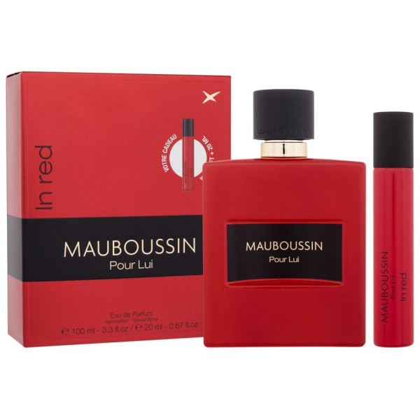 Mauboussin Pour Lui In Red komplekt meestele (EDP, 100 ml + EDP, 20 ml)