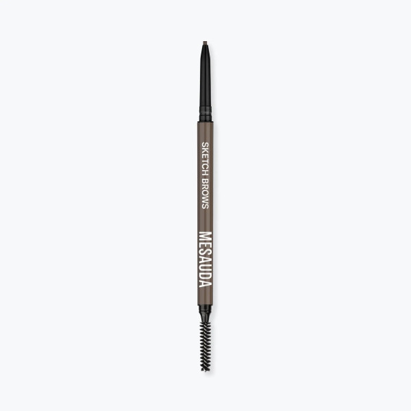 Mesauda Sketch Brows Automatic Eyebrow Pencil keeratav veekindel kulmupliiats, toon: 102 Brunette, 0,09 g