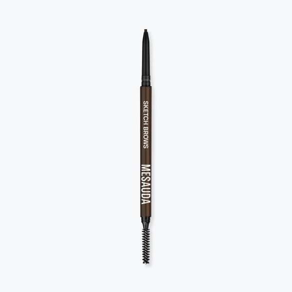 Mesauda Sketch Brows Automatic Eyebrow Pencil keeratav veekindel kulmupliiats, toon: 104 Dark, 0,09 g