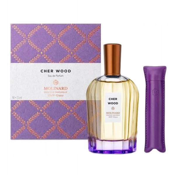 Molinard La Collection Privée Cher Wood Eau de Parfum seatud unisex (Edp 90 ml + Deodorant Roll-On 7,5 ml)