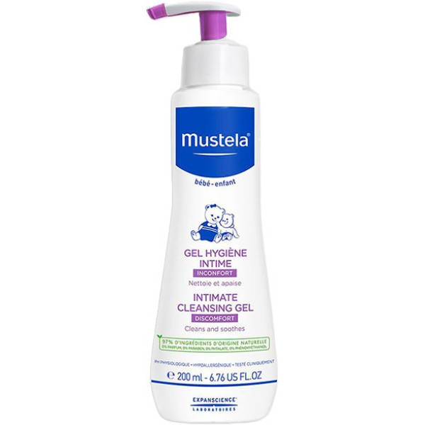 Mustela Baby Intimate Cleansing Gel intiimhügieeni puhastusvahend lastele, 200 ml