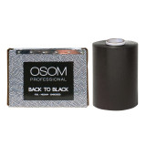 OSOM Professional Reljeefne Roll Back To Black FOIL15714 foolium juuste värvimiseks rullis, 100 m, laius 12 cm, paksus 15 mikronit