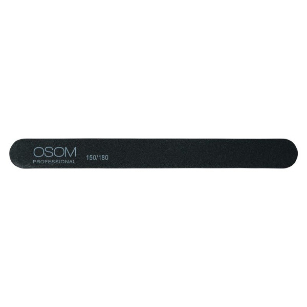 Osom Professional Straight Shape OSOMP1518 küüneviil, must, 150/180, 1 tk., 1/25