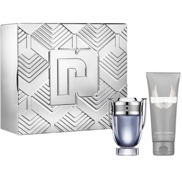 Paco Rabanne Invictus komplekt meestele (EDT, 100 ml + lõhnastatud dušigeel, 100 ml)