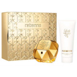 Paco Rabanne Lady Million komplekt naistele (EDP, 80 ml + kehakreem, 100 ml)