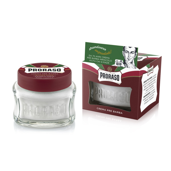 Proraso Red Line Pre-Shave Cream Toitev kreem enne raseerimist, 100 ml