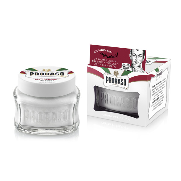 Proraso White Line raseerimiseelne kreem kreem tundlikule nahale enne raseerimist, 100 ml