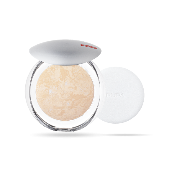 Pupa Milano Pupa Luminys Baked Face Powder kompaktne puuder, toon: 01 Ivory Beige, 9 g