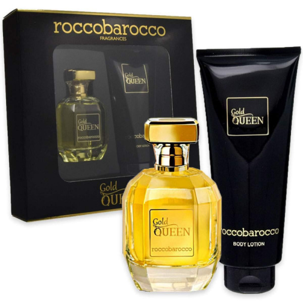 Roccobarocco Gold Queen EDP komplekt naistele (EDP, 100 ml + kehakreem, 200 ml)