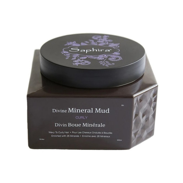 Saphira Divine Mineral Mud mask-mineraalmuda kahustele juustele, intensiivselt niisutav, 500 ml