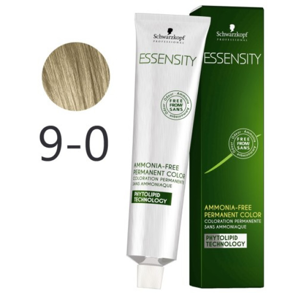 Schwarzkopf Essensity püsivärvi ammoniaagivaba juuksevärv ilma ammoniaagita, toon: 9-0 Light Blonde Natural