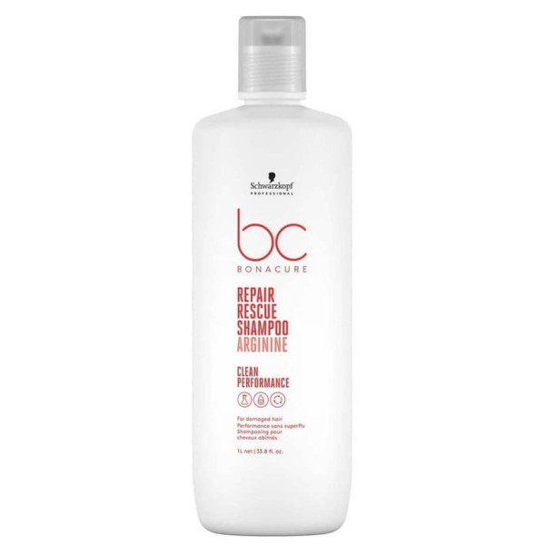 Schwarzkopf Professional BC Bonacure Repair Rescue Shampoo taastav arginiiniga šampoon kahjustatud juustele, 1000 ml