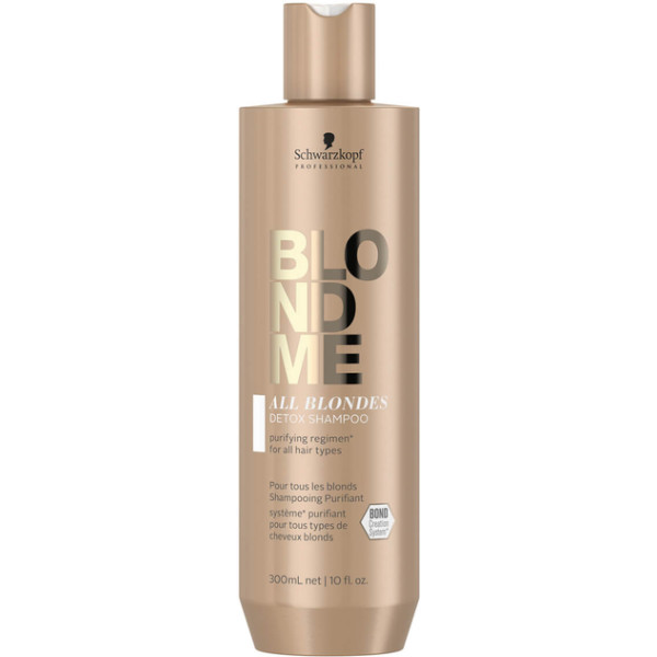 Schwarzkopf Professional Blondme All Blondes Detox Shampoo šampoon, 300 ml