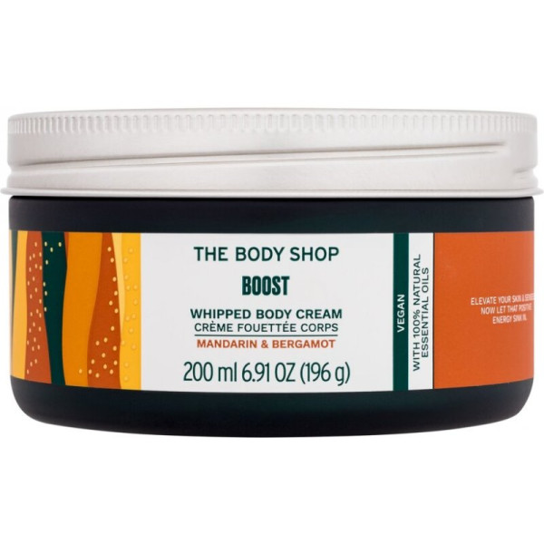 The Body Shop Boost Whipped Body Cream vahukonsistentsiga kehakreem, 200 ml