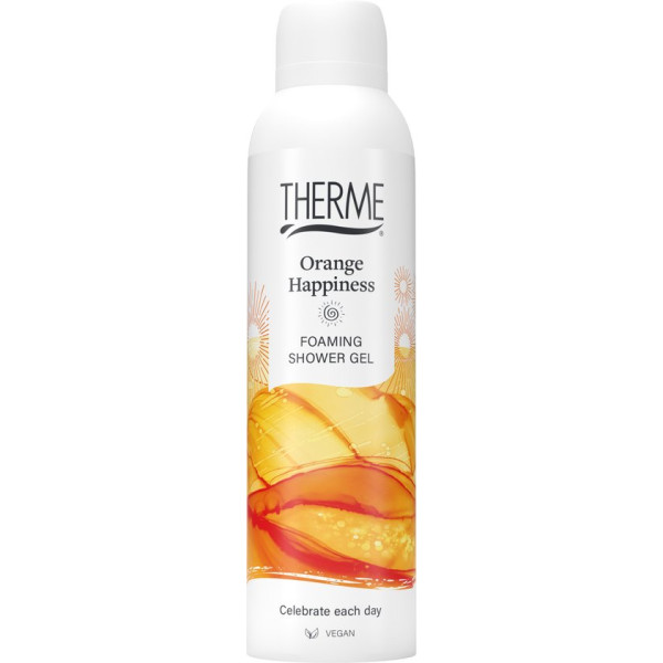 Therme Orange Happiness Foaming Shower Gel dušivaht, 200 ml