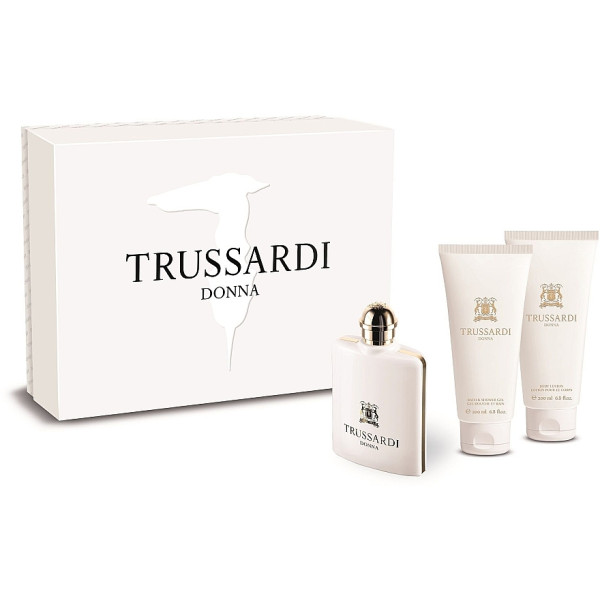 Trussardi Donna 2011 komplekt naistele (EDP, 100 ml + dušigeel, 200 ml + kehakreem, 200 ml)