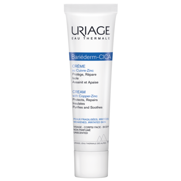 Uriage Bariéderm Cica-Repair Cream taastav kreem CU-ZN-ga, 40 ml