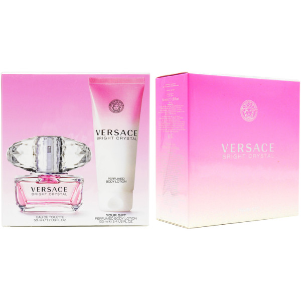 Versace Bright Crystal komplekt naistele (EDT, 50 ml + kehakreem, 100 ml)