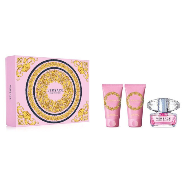 Versace Bright Crystal komplekt naistele (EDT, 50 ml + kehakreem 50 ml + dušigeel, 50 ml)