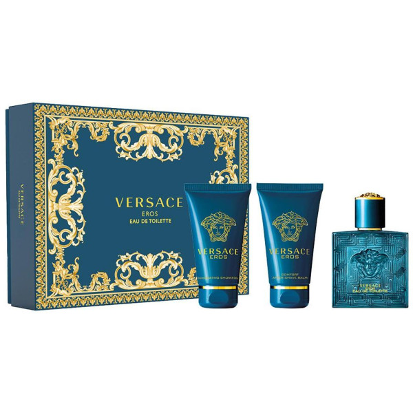 Versace Eros komplekt meestele (EDT, 50 ml + dušigeel, 50 ml + habemeajamisjärgne palsam, 50 ml)