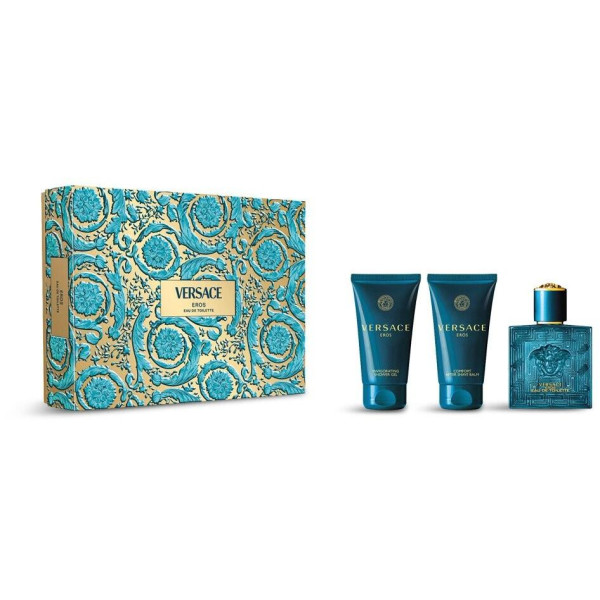 Versace Eros komplekt meestele (EDT, 50 ml + dušigeel, 50 ml + habemeajamisjärgne palsam, 50 ml)