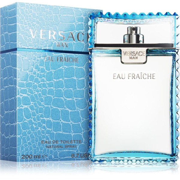 Versace Man Eau Fraiche EDT tualettvesi meestele, 200 ml