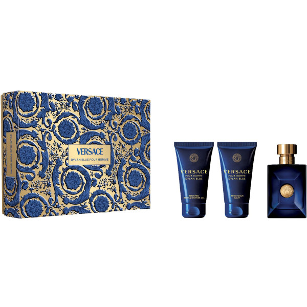 Versace Pour Homme Dylan Blue komplekt meestele (EDT, 50 ml + dušigeel, 50 ml + habemeajamisjärgne palsam, 50 ml)