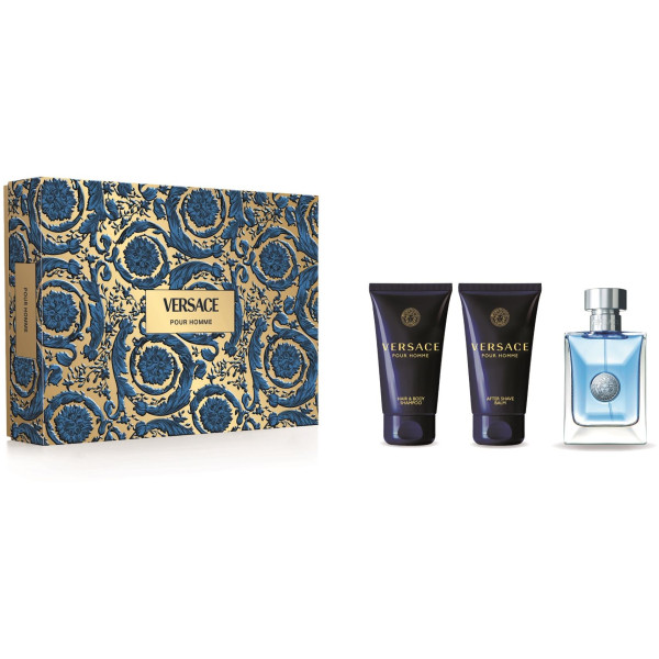 Versace Pour Homme komplekt meestele (EDT, 50 ml + dušigeel, 50 ml + habemeajamisjärgne palsam, 50 ml)