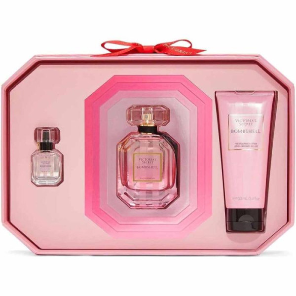 Victoria's Secret Bombshell komplekt naistele (EDP, 50 ml + EDP, 7,5 ml + kehakreem, 100 ml)