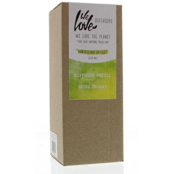 We Love The Planet Darjeeling Delight 100% eeterlike õlide difuusor – täitke kodulõhna lisand, 200 ml